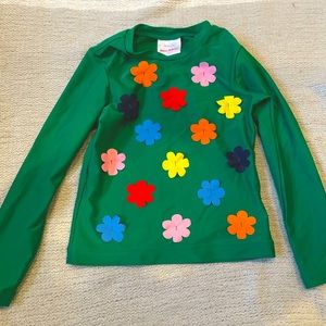 Hanna Andersson 110 long sleeve rash guard.